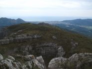 Dal Peso Grande verso il Monte Nero e la piana di Albenga