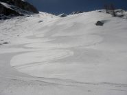 firn 2 sulla diretta verso sentiero estivo