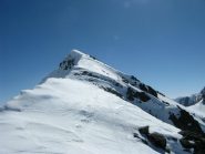 Verso la cima del Surgonda, cresta Ovest.