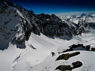 Michelino scende prudente (io pure...)