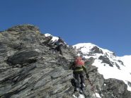 passaggio su roccia