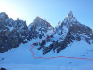 canale tra vezzana e cimon della pala