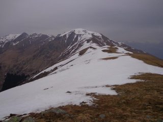 dal Bregagnino la dorsale che porta al Bregagno