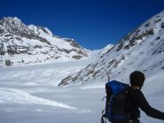 inizio cresta, prima rocciosa poi nevosa