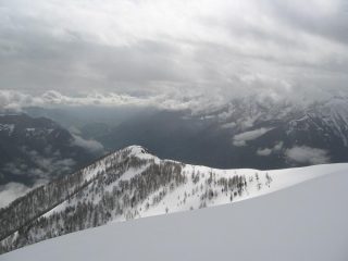 La dorsale di discesa 