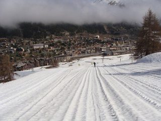 il primo tratto di salita