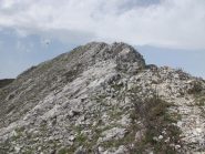 Verso l'anticima del Carmo