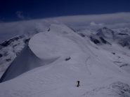 arrivo al colle tra i due Breithorn