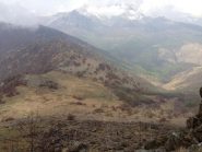 Visuale Colle Lunella salendo verso il Colombano