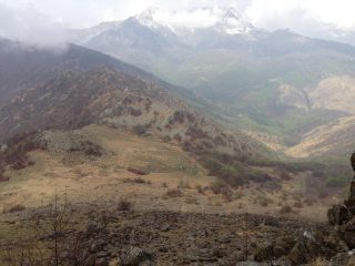 Visuale Colle Lunella salendo verso il Colombano