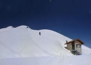 La Cima ed il gabbiotto dell'arrivo degli impianti
