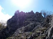 la rocciosa sommita'