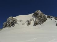 Polluce sceso con gli sci dalla parete Ovest