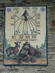 Spettacolare meridiana a Chezalet