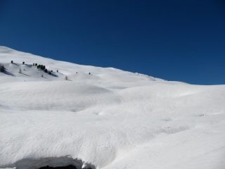 dolci pendii al col Chabod