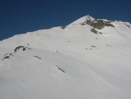 i pendii sotto la punta