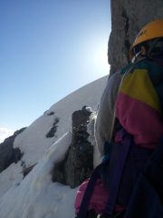 vista dalla scomoda cengia mediana