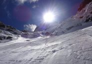 il sole splende freddo sul secondo nevaio