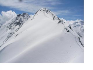 La cima massima dall'anticima ora anche con la traccia..