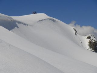 Vetta Sommeiller dalla cresta dell'Ambin