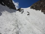 Ottima sciata nella zona bonificata del canale Monache