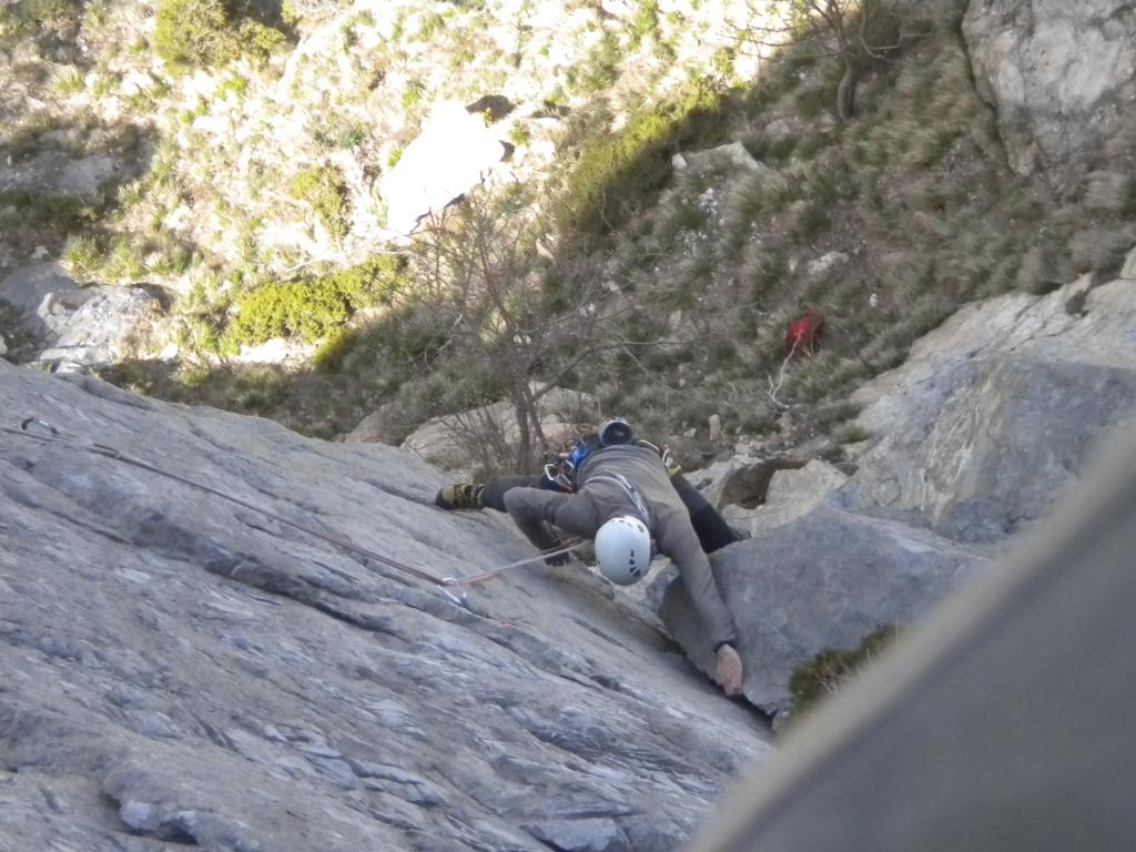 Terzo tiro, bella placca fessurata