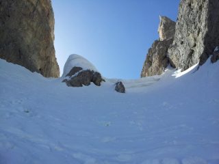 cornice sul passo delle farangole, si passa a sx