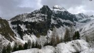 Veduta dal Talarico, a sx il canale di salita