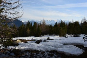 Panorama su Rosa e Cervino dal sentiero 3 