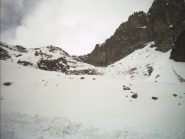 I pendii orientali del Col d' Eyele fotografati dai pressi del lago Margheron