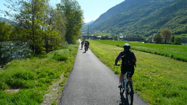 sul primo tratto di Ciclovia (Plan Felinas)