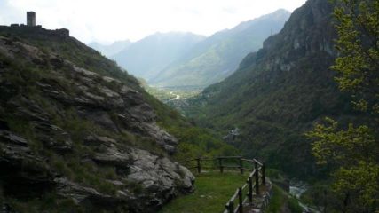 vista sul fondovalle dal sent 103