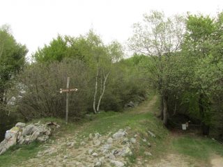 Bivio per il Monte Nudo