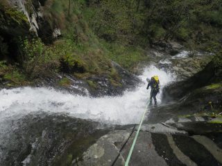 Alby sulla prima calata