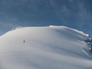 Aoulille Tseucca, battitura sul pendio finale
