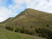 la cresta sud che scende dal Monega