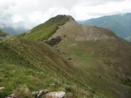 la cresta sud che scende dal Monega