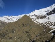 Monte del Diavolo, a dx la cresta di salita