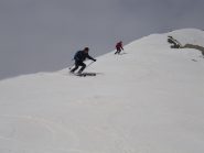 Patrizia aggredisce il pendio iniziale