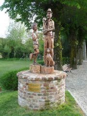 Sculture in legno a Vallegioliti