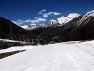 neve fino a Saas Fee
