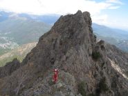 sulla sella tra le lunelle e Uja di calcante