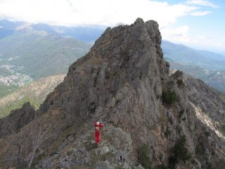 sulla sella tra le lunelle e Uja di calcante