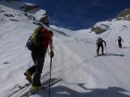 Verso la parte alta del canale