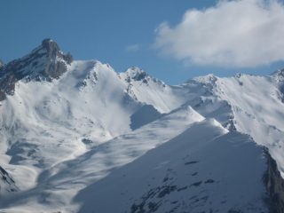 Pic d'Asti e Sella d'Asti dal lago Bleu