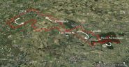 Parco Patecipanza - anello da Livorno Ferrraris -  percorso