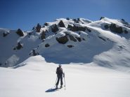 la dorsale verso la cima