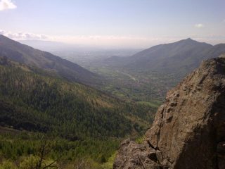 Bella vista verso la pianura torinese...!