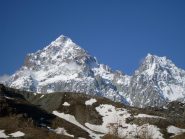 Monviso e Visolotto al mattino