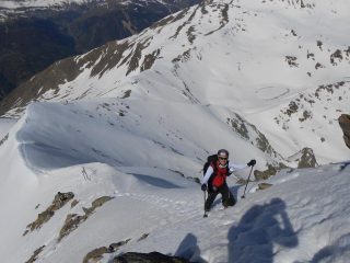 Alessio sulla crestina finale